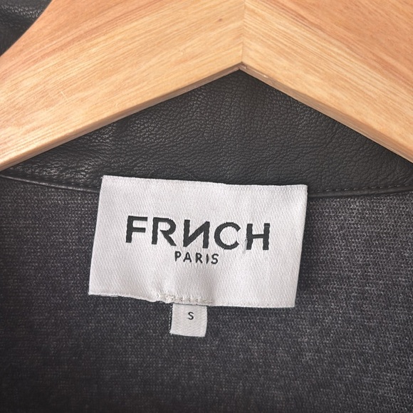 FRNCH Paris Faux Leather Shirt Dress – Size S - Picture 5 of 8